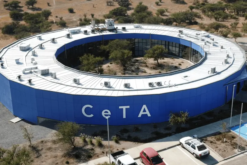 Vista aérea del edificio del Centro Tecnológico para la Innovación Alimentaria (CeTA)